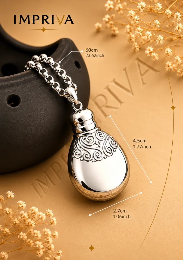 قلادة قارورة عطر